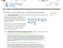 Tablet Screenshot of limnologia.org